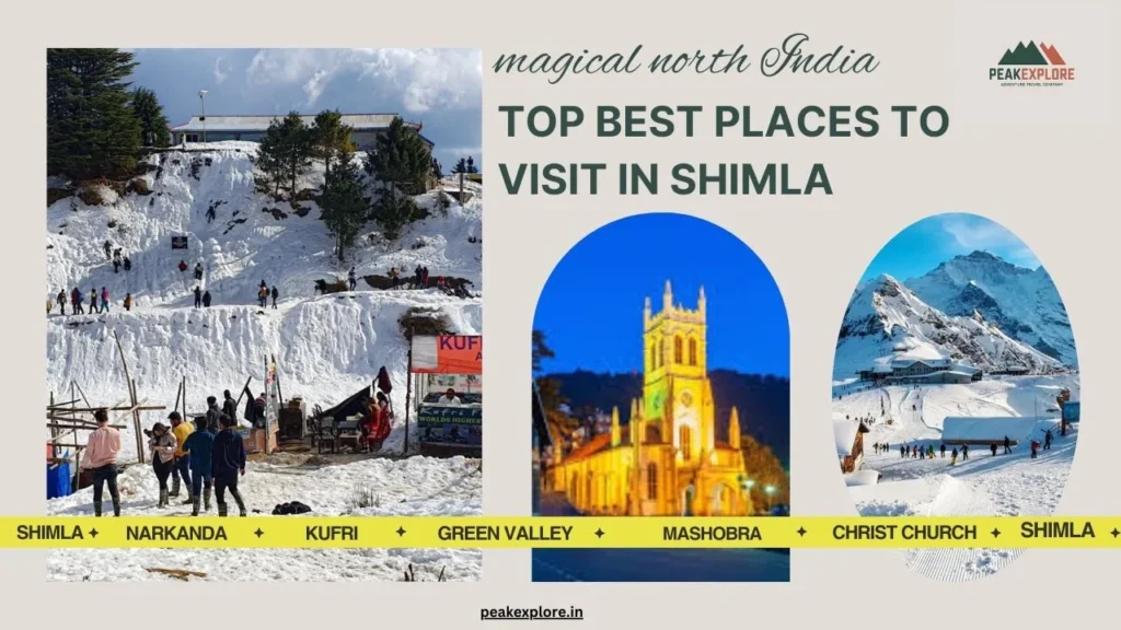 A picture of top places in shimla .