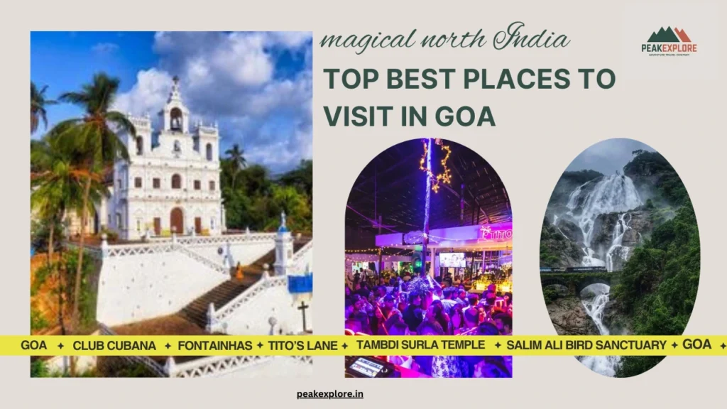 Top Best Places to visit in Goa - Blog - Peakexplore