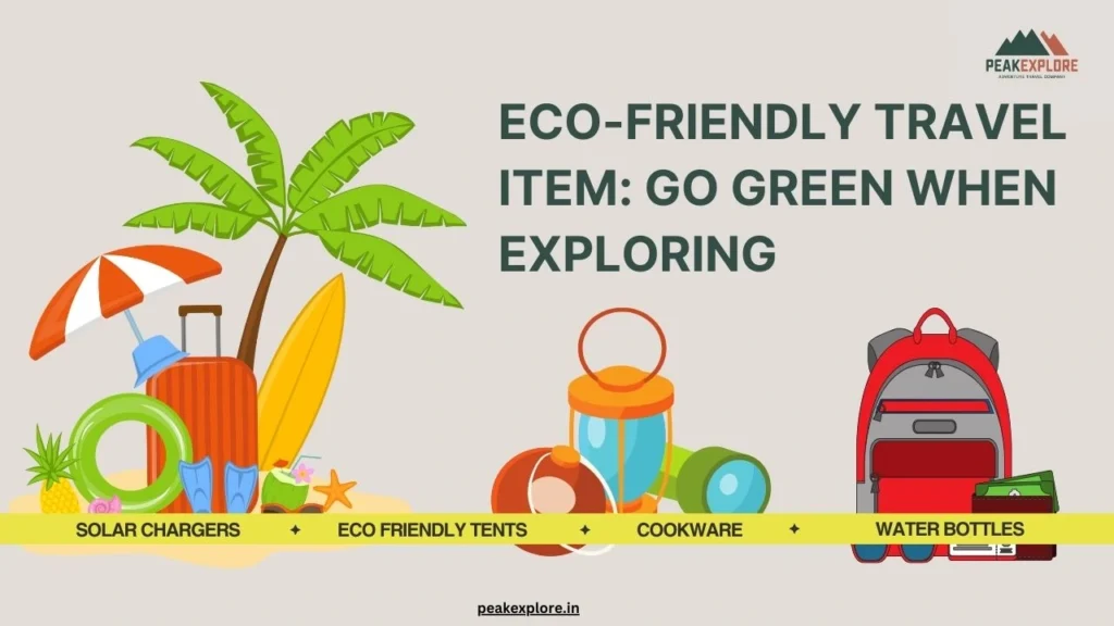 Eco-Friendly travel item banner